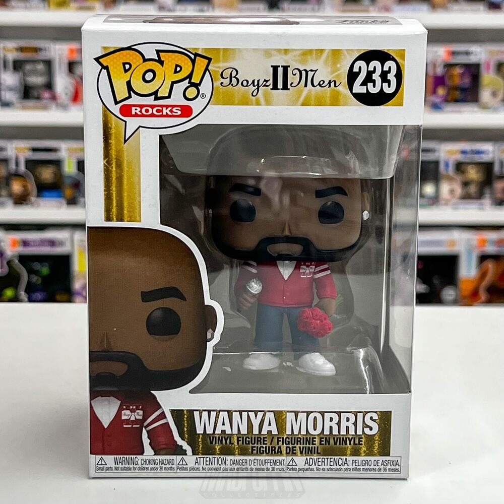 Funko Pop Rocks Boyz II Men Wanya Morris #233 Vinyl Figure Music Collectible